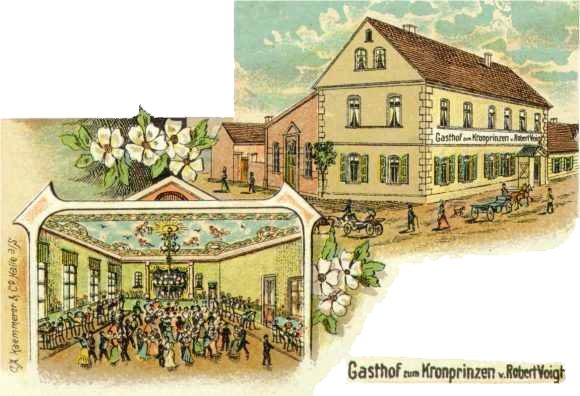 ¨Gasthof zum Kronprinz¨ um 1905